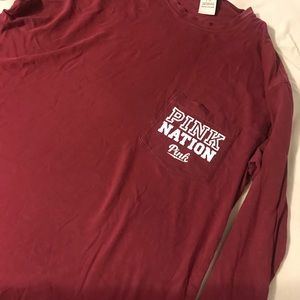 Long sleeve “pink” shirt